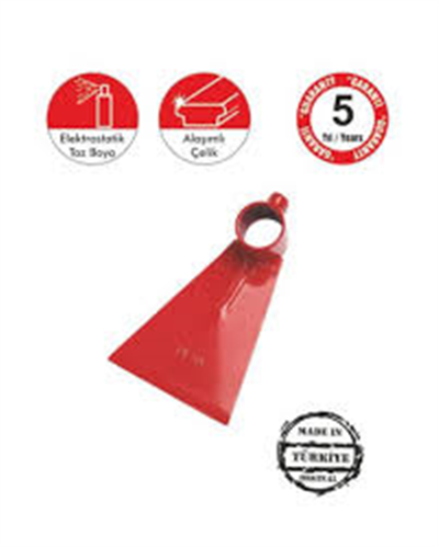 SAİT DEMİRCİ ÇELİK ÜÇGEN ÇAPA KIRMIZI